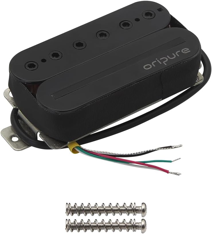 OriPure Alnico 5 Guitar Humbucker Pickups Bridge Pickup Hot Dual Rail & Screw Poles - Image 1